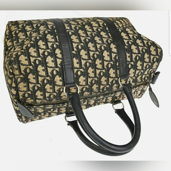 🌬CHRISTIAN DIOR Trotter Pattern Travel Hand Bag C - Picture 5 of 15